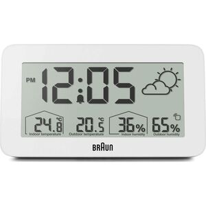 Μετεωρολογικός σταθμός Braun Braun BC 13 W DCF Digital Weather Station λευκό 13965880 4007218676054