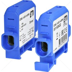 Etipo ETI Polam τερματικό 001102432 125A 1-πολικό (2,5-35mm2 - 2,5-35mm2) για σύρματα Al/Cu μπλε EDBJ-1x35-1x35N 13684931 3838895894704