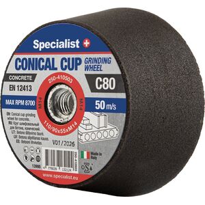 Specialist+ SPECIALIST+ μύλος σκυροδέματος. κύπελλο C80, 110/90x55xM14 mm 13765179 4779039132124
