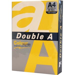 Double A Colour paper Double A, 80g, A4, 500 sheets, Butter