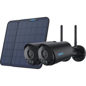 Reolink IP κάμερα Reolink 2x B320-B Μπαταρία-WiFi + 2x Solarpanel schwarz 13859956 4029160000000