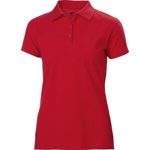 Helly Hansen Γυναικείο T-shirt HELLY HANSEN Manchester Polo, κόκκινο XS 13768153 7040058050070