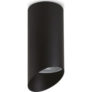 Oprawa natynkowa / tuba Maclean, punktowa, okrągła, aluminiowa, GU10, 55x130mm, kolor czarny, MCE360 B