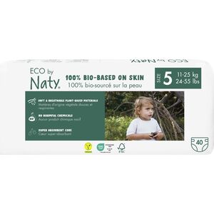 Eco by NATY diapers 5 Junior dydis, 40pcs