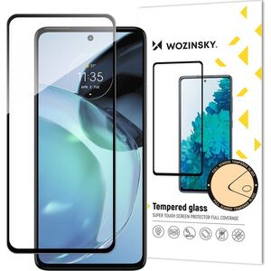 Wozinsky Wozinsky Full Glue Tempered Glass szkło hartowane Motorola Moto G72 9H na cały ekran z czarną ramką