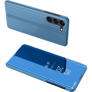 Hurtel Clear View Case etui do Samsung Galaxy S23 pokrowiec z klapką niebieskie