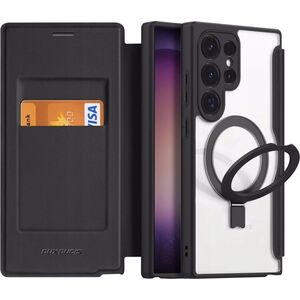 Dux Ducis Etui Dux Ducis Skin X Pro z klapką i magnetycznym ringiem na Samsung S24 Ultra - czarne