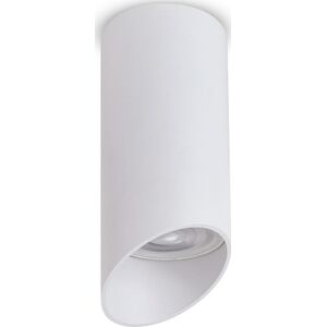 Oprawa natynkowa / tuba Maclean, punktowa, okrągła, aluminiowa, GU10, 55x130mm, kolor biały, MCE360 W