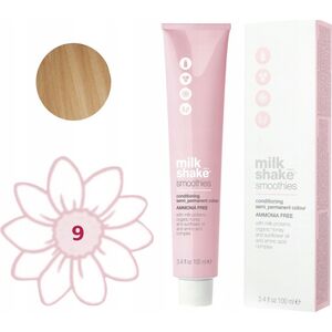Milk Shake, Smoothies, Ammonia-Free, Semi-Permanent Hair Dye, 99N Very Light Blond, 100 ml For Women