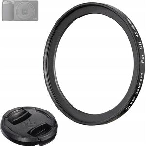 Adapter Redukcja Pierścień 42mm-49mm K&F do Ricoh GR II III IIIx + Dekielek / SKU.2328