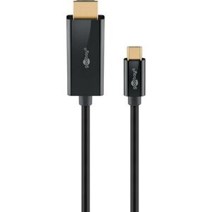 Kabel USB-C™ do HDMI™ 4K @ 60 Hz, 2 m, czarny - Długość kabla 2 m