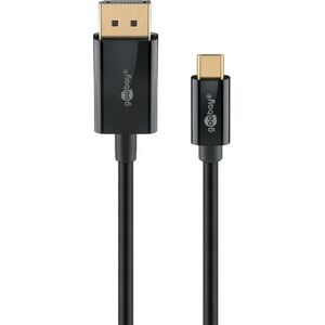 Kabel USB-C™ do DisplayPort™ 4K @ 60 Hz, 3 m, czarny - Długość kabla 3 m