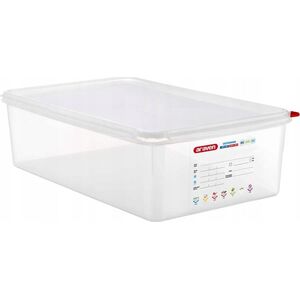 Beholder Araven lufttæt L53xB32.5xH15cm 1/1GN 20.5ltr polypropylen låg klar,1 stk