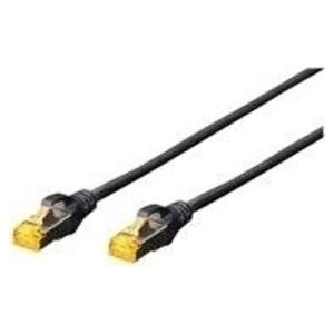 Digitus Patchcord - RJ-45 (M) 50 cm - SFTP - CAT 6a - Czarny (DK-1644-A-005 / BL)