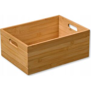 Kesper Δοχείο μπαμπού με χερούλια, 33 x 24 cm, Kesper 13430823 4000270574023
