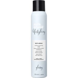 Milk Shake Milk Shake, Lifestyling Let It Shine, Milk Proteins, Hair Spray, For Shine & Softness, 200 ml For Women