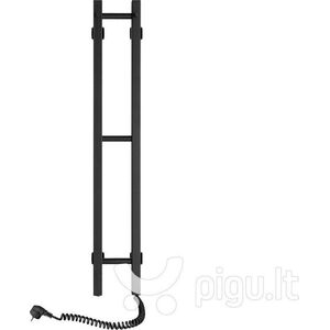 Navin Electric towel dryer Siluet Quadro 160*1000 Digital right black 12-217050-0110