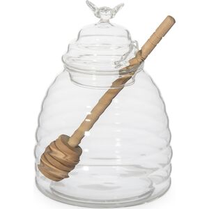 Honey jar with a wooden spoon Homla MELLA, 0.46 l