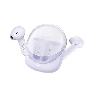 Havit Wireless Headsets for Video Games, Bluetooth 5.3, TWS, ENC, USB-C, 400mAh - Havit Modern Buds (TW974) - Purple 6939119079086 έως 12 άτοκες Δόσεις