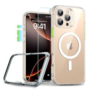 Case + Tempered Glass IPHONE 16 PRO MAX ESR Classic Pro Set Halolock Magsafe transparent 4894240221839