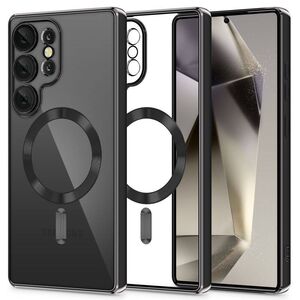 Case SAMSUNG GALAXY S25 ULTRA Tech-Protect MagFlex MagSafe Shiny black 5906302360048