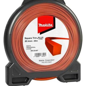 Makita MAKITA ŻYŁKA NYLONOWA 2.4mm/69mb KWADRAT ME-02814