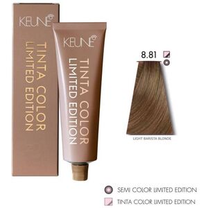 Keune Keune, Χρώμα Tinta, Μόνιμη Βαφή Μαλλιών, 8,81 Light Barista Blonde, 60 ml για γυναίκες 13321920 8719281036920