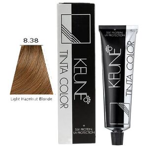 Keune Keune, Χρώμα Tinta, Μόνιμη Βαφή Μαλλιών, 8,38 Ανοιχτό Ξανθό Φουντούκι, 60 ml για γυναίκες 13321932 8717185383508