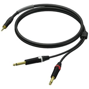 Καλώδιο Procab PROCAB PRA713/3 3,5 mm αρσενικό στερεοφωνικό - 2 x 6,3 mm Jack αρσενικό μονοφωνικό - UltraFlex™ 3 m 13332336 5414795042964