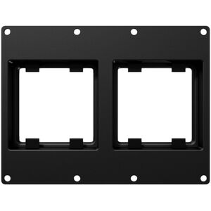 Πλαίσιο στήριξης Caymon CAYMON CASY303/B CASY με δύο οπές 45x45 mm, 3 μονάδων, μαύρο 13332372 5414795042056