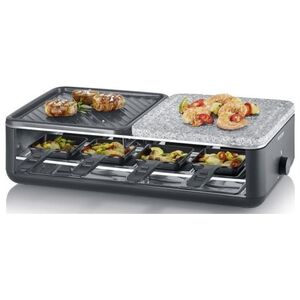 Severin RG 2366 grill raclette 8 os. 1300 W Czarny