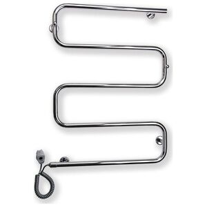 Towel dryer ELONIKA EE-4U, 850 x 650 mm, electric, 70 W, left.