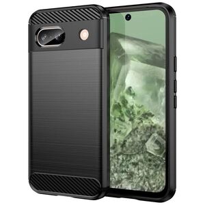Hurtel Carbon Case for Google Pixel 8A εύκαμπτο κάλυμμα άνθρακα από σιλικόνη - μαύρο 13251264 9145576283790