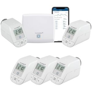 HomeMatic Bundle Homematic IP Starter Set Heizen + 3x Θερμοστάτης βασικό 14068131 4029164136031