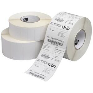 zebra Label, Paper, 76x152mm| Thermal Transfer, Z-PERFORM 1000T, Uncoated, Permanent Adhesive, 76mm Core