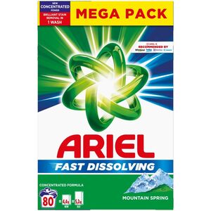 Ariel Ariel Mountain Spring skalbimo milteliai, 4,4 kg