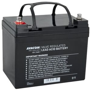 Avacom Bateria DeepCycle, 12V, 34Ah, PBAV-12V034-M6AD