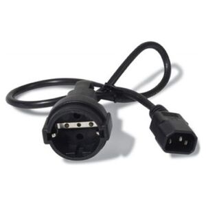 Kabel zasilający APC PWR CORD C14 to CEE 7/7 Schuko 0.6m (AP9880)
