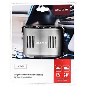 Blow Rozgałęziacz zapalniczki samochodowej 1XWT/3XGN + kabel CS-31 (5900804073741)