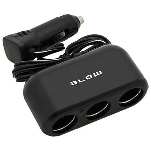 Blow Rozgałęziacz zapalniczki samochodowej 1XWT/3XGN + kabel CS-32 (5900804073758)