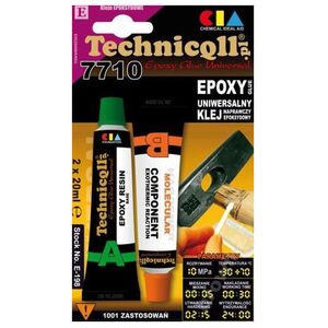 Technicqll Klej epoksydowy uniwersalny 2x20ml E-198