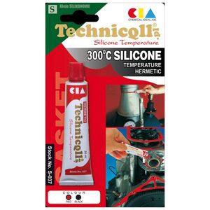 Technicqll Silikon wysokotemperaturowy czerwony 70ml S-280