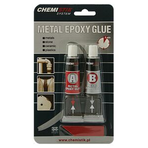Chemistik Klej dwuskładnikowy epoksydowy METAL EPOXY GLUE 5min. 40g
