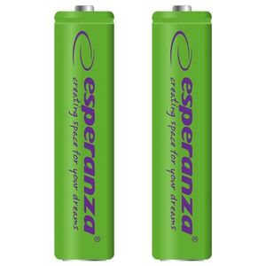 Esperanza Akumulator zielone AAA / R03 1000mAh 2 szt.