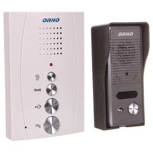 Orno Zestaw domofonowy jednorodzinny z interkomem bezsłuchawkowy szary ELUVIO INTERCOM (OR-DOM-RE-920/G )