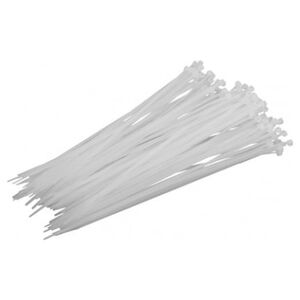 Topex Opaski zaciskowe 4,8 x 300mm 75szt. białe (44E979)