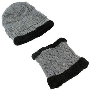 Just Fashion BQ52E CZAPKA I SZALIK ZESTAW ZIMOWY POLAR UNISEX uniwersalny