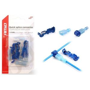 AMiO Szybkozłączki elektryczne Typ-T 0,75-2,5mm2 15A 5szt blister