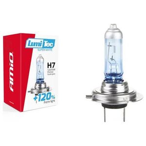 AMiO Żarówka halogenowa H7 12V 55W LumiTec SuperWhite +120%