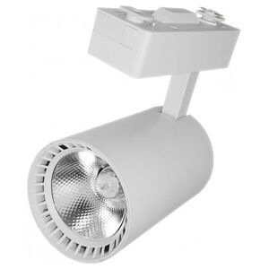 Nvox Lampa sklepowa led reflektor szynowy jednofazowy biały 30w 2250 lm światło ciepłe 3000k